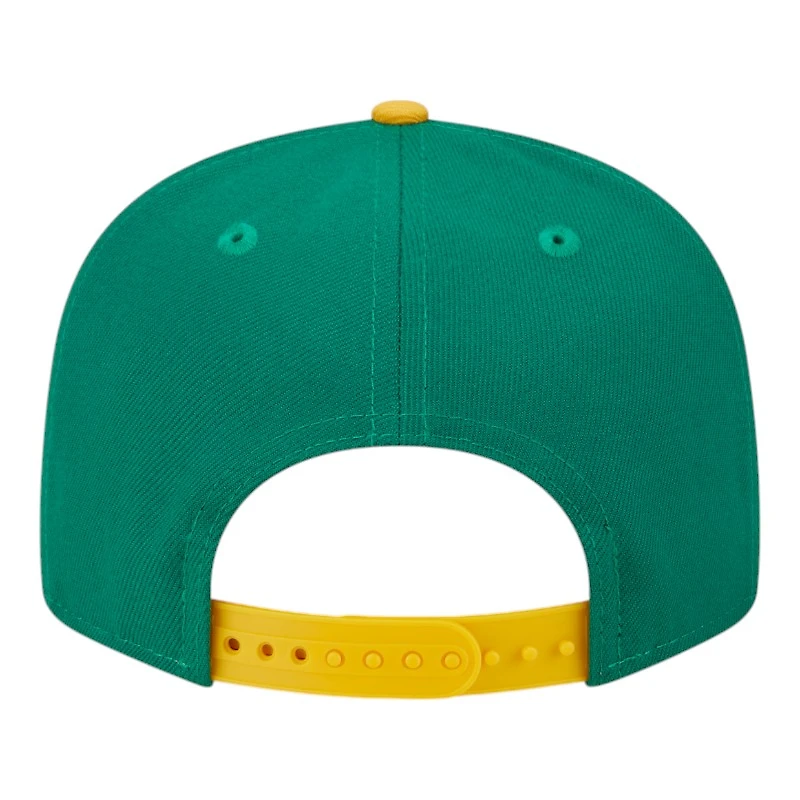 Oakland Athletics Green and Yellow 2025 Batting Practice New Era 9FIFTY Snapback Hat