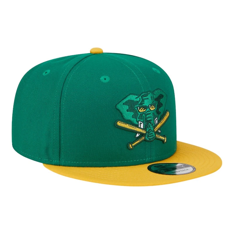 Oakland Athletics Green and Yellow 2025 Batting Practice New Era 9FIFTY Snapback Hat