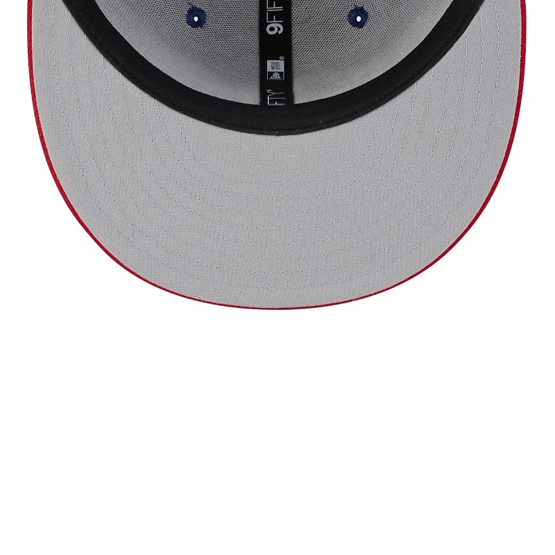 Philadelphia Phillies Royal Blue and Red 2025 Batting Practice New Era 9FIFTY Snapback Hat