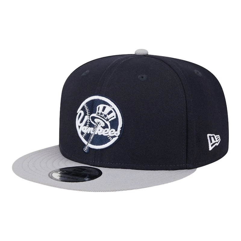 New York Yankees Navy and Gray 2025 Batting Practice New Era 9FIFTY Snapback Hat