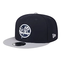 New York Yankees Navy and Gray 2025 Batting Practice New Era 9FIFTY Snapback Hat