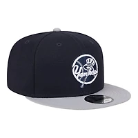 New York Yankees Navy and Gray 2025 Batting Practice New Era 9FIFTY Snapback Hat