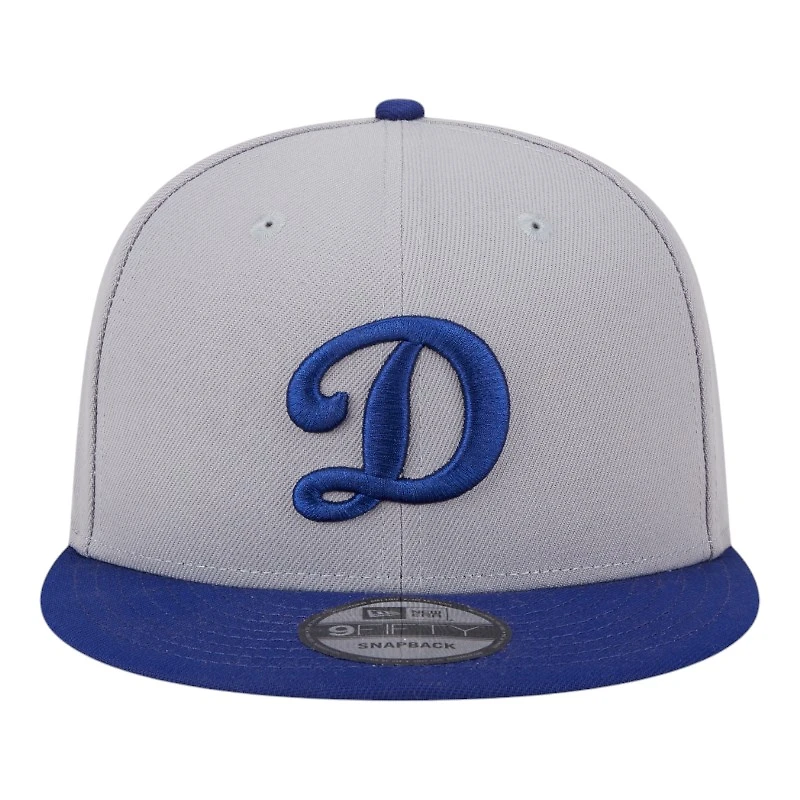 Los Angeles Dodgers Gray and Royal Blue 2025 Batting Practice New Era 9FIFTY Snapback Hat