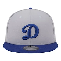 Los Angeles Dodgers Gray and Royal Blue 2025 Batting Practice New Era 9FIFTY Snapback Hat