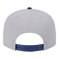 Los Angeles Dodgers Gray and Royal Blue 2025 Batting Practice New Era 9FIFTY Snapback Hat