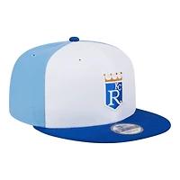 Kansas City Royals Light Blue 2025 Batting Practice New Era 9FIFTY Snapback Hat