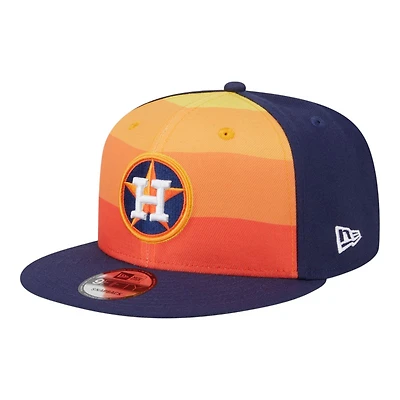 Houston Astros Navy 2025 Batting Practice New Era 9FIFTY Snapback Hat