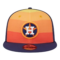 Houston Astros Navy 2025 Batting Practice New Era 9FIFTY Snapback Hat