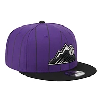 Colorado Rockies Purple 2025 Batting Practice New Era 9FIFTY Snapback Hat