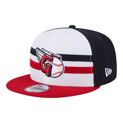 Cleveland Guardians Navy 2025 Batting Practice New Era 9FIFTY Snapback Hat