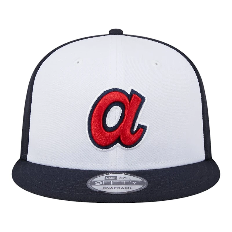 Atlanta Braves Navy 2025 Batting Practice New Era 9FIFTY Snapback Hat