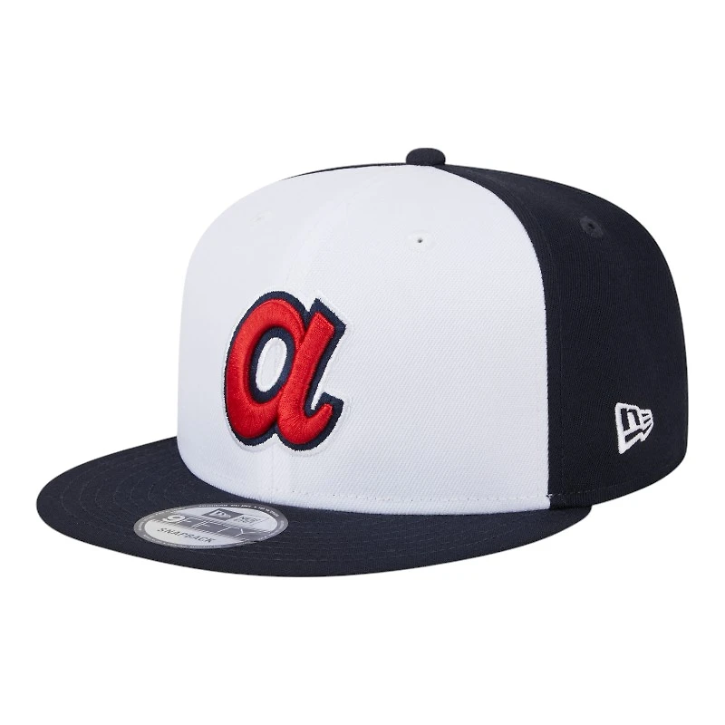 Atlanta Braves Navy 2025 Batting Practice New Era 9FIFTY Snapback Hat
