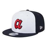 Atlanta Braves Navy 2025 Batting Practice New Era 9FIFTY Snapback Hat