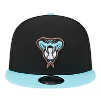 Arizona Diamondbacks Black and Teal 2025 Batting Practice New Era 9FIFTY Snapback Hat