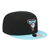 Arizona Diamondbacks Black and Teal 2025 Batting Practice New Era 9FIFTY Snapback Hat
