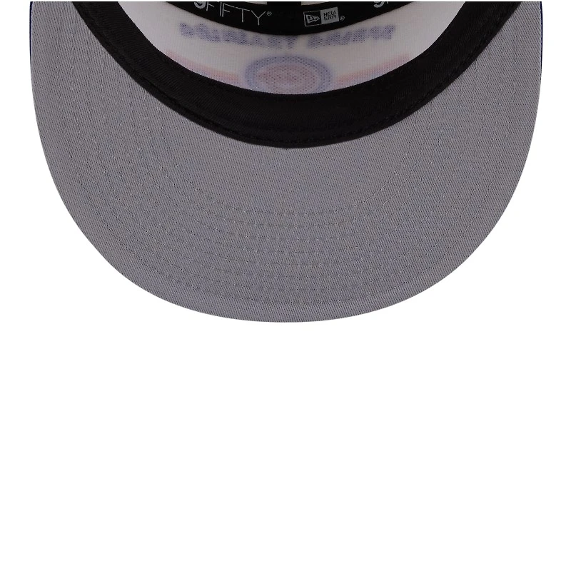 Chicago Cubs Chrome and Royal Blue Spring Training New Era 9FIFTY Split Panel Snapback Hat