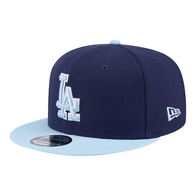 Los Angeles Dodgers Navy and Icy Blue Color Pack New Era 9FIFTY Snapback Hat