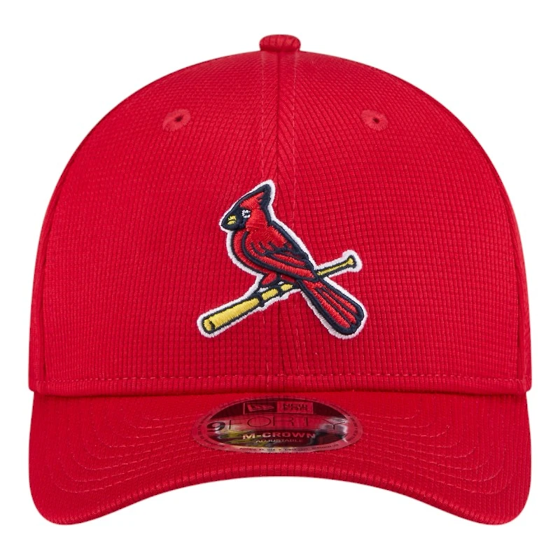 St. Louis Cardinals Red 2025 Spring Training Patch New Era 9FORTY M-Crown Adjustable Hat