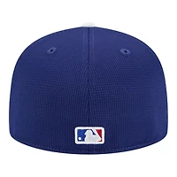 Kids Los Angeles Dodgers Royal Blue 2025 Spring Training New Era 59FIFTY Fitted Hat