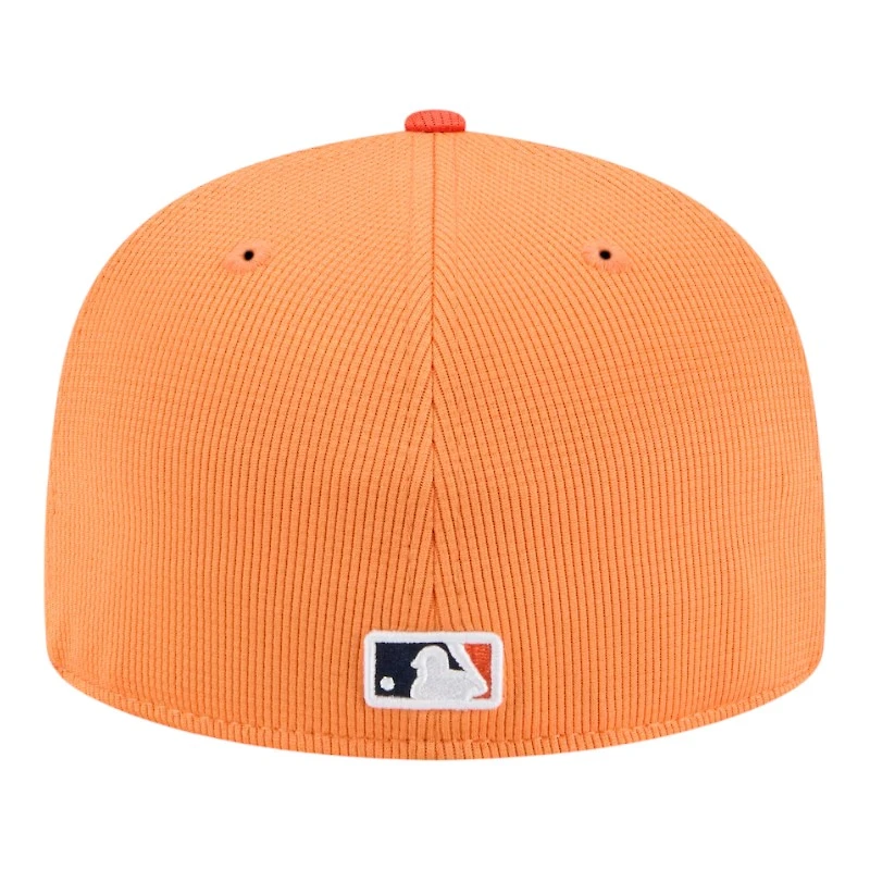 Kids Houston Astros Orange 2025 Spring Training New Era 59FIFTY Fitted Hat