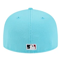 Kids Arizona Diamondbacks Teal 2025 Spring Training New Era 59FIFTY Fitted Hat
