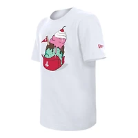 Youth Philadelphia Phillies White Ice Cream Hat New Era Short Sleeve T-Shirt