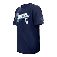 Youth New York Yankees Navy Era Short Sleeve T-Shirt