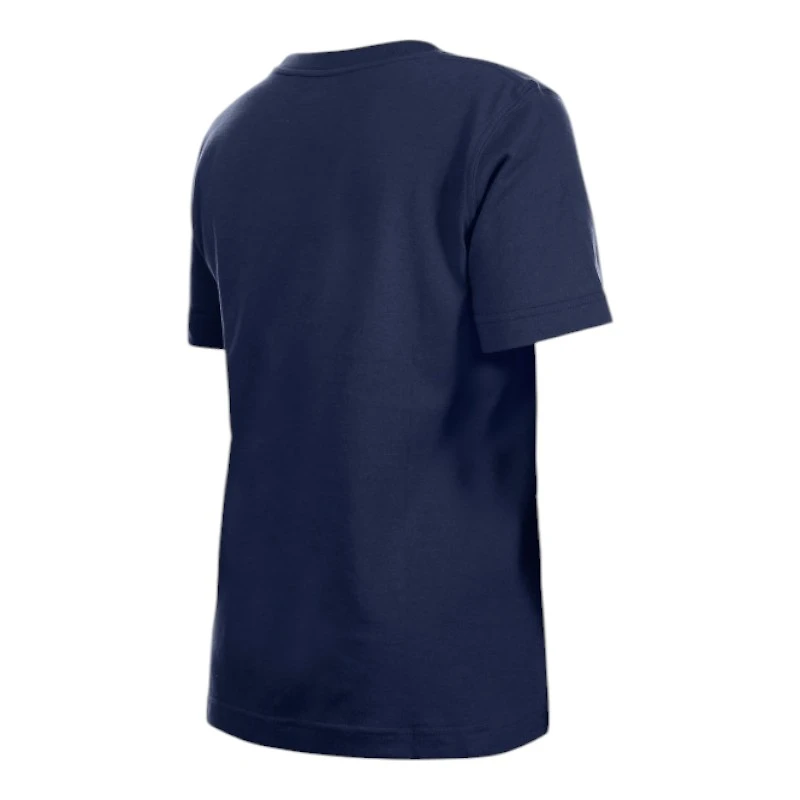 Youth Atlanta Braves Navy New Era Short Sleeve T-Shirt