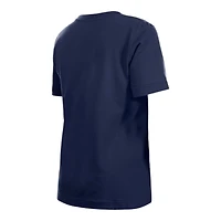 Youth Atlanta Braves Navy New Era Short Sleeve T-Shirt