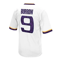 LSU Tigers Joe Burrow White Original Retro Brand NCAA College Jersey