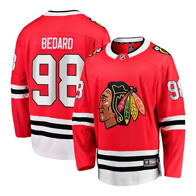 Chicago Blackhawks Connor Bedard Red Home NHL Breakaway Player Jersey