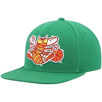 Charlotte Hornets Greem 5th Anni Patch Mitchell & Ness NBA Snapback Hat