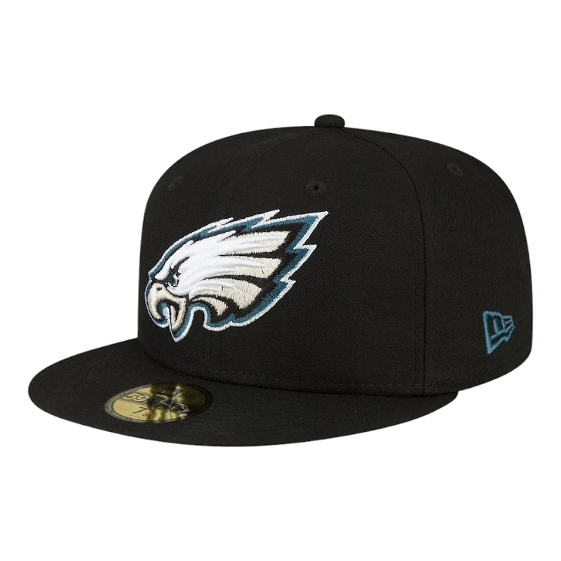 Philadelphia Eagles Black Super Bowl LIX Champions New Era 59FIFTY Fitted Hat