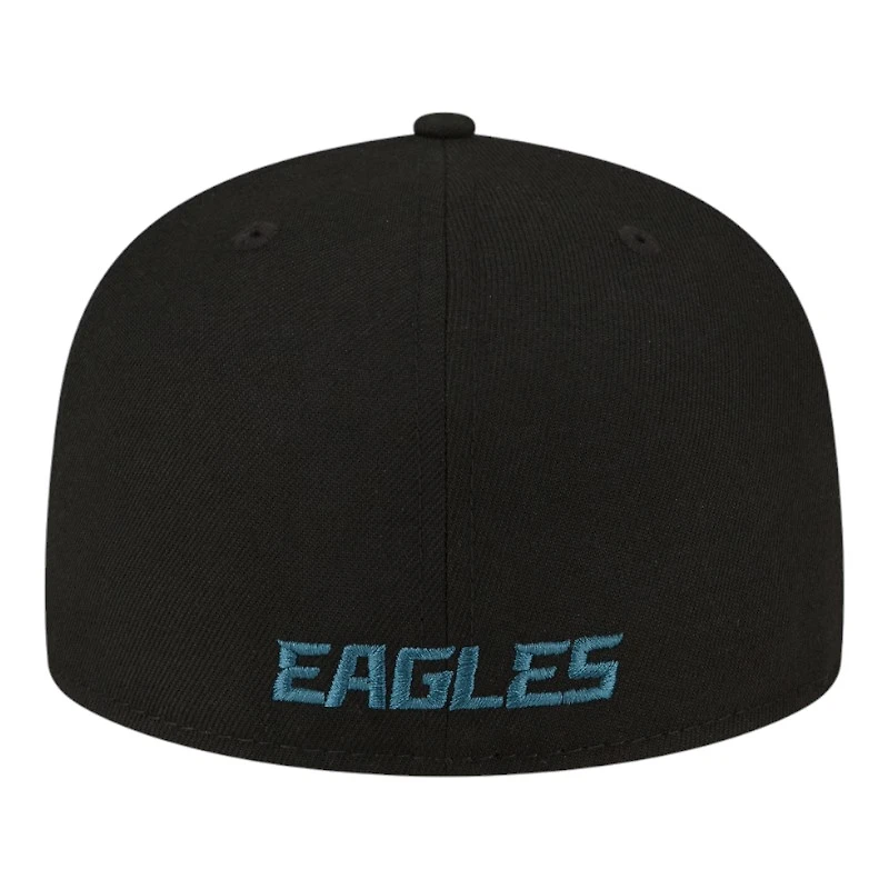 Philadelphia Eagles Black Super Bowl LIX Champions New Era 59FIFTY Fitted Hat