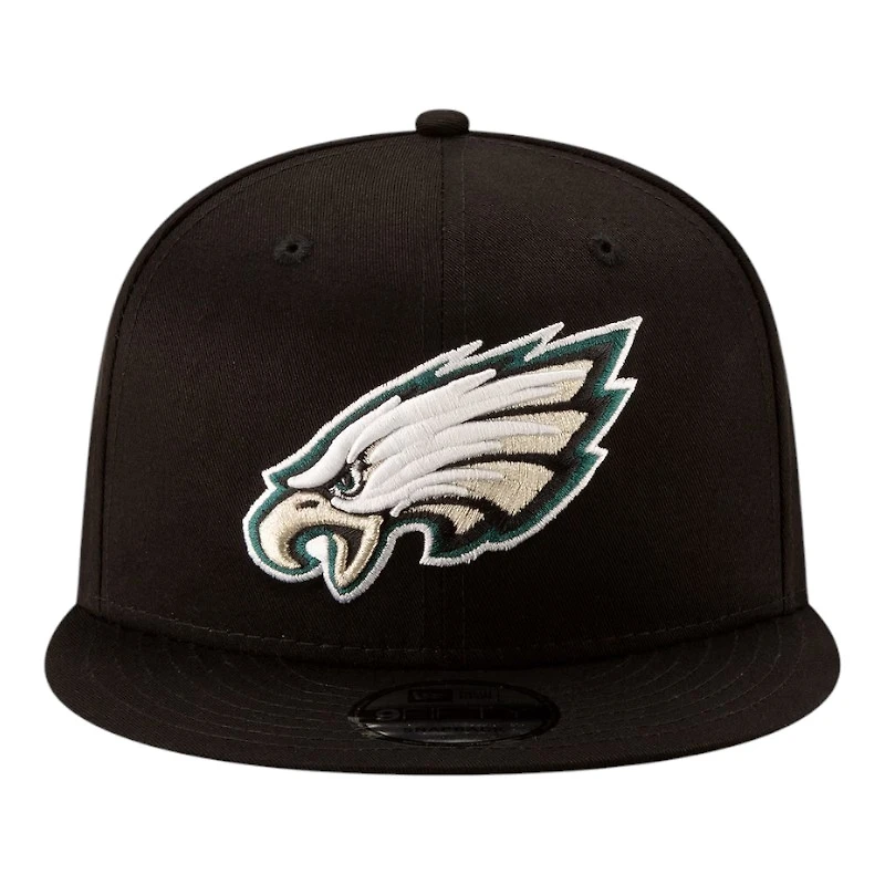 Philadelphia Eagles Black Super Bowl LIX Champions Patch New Era 9FIFTY Snapback Hat