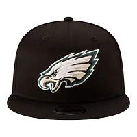 Philadelphia Eagles Black Super Bowl LIX Champions Patch New Era 9FIFTY Snapback Hat