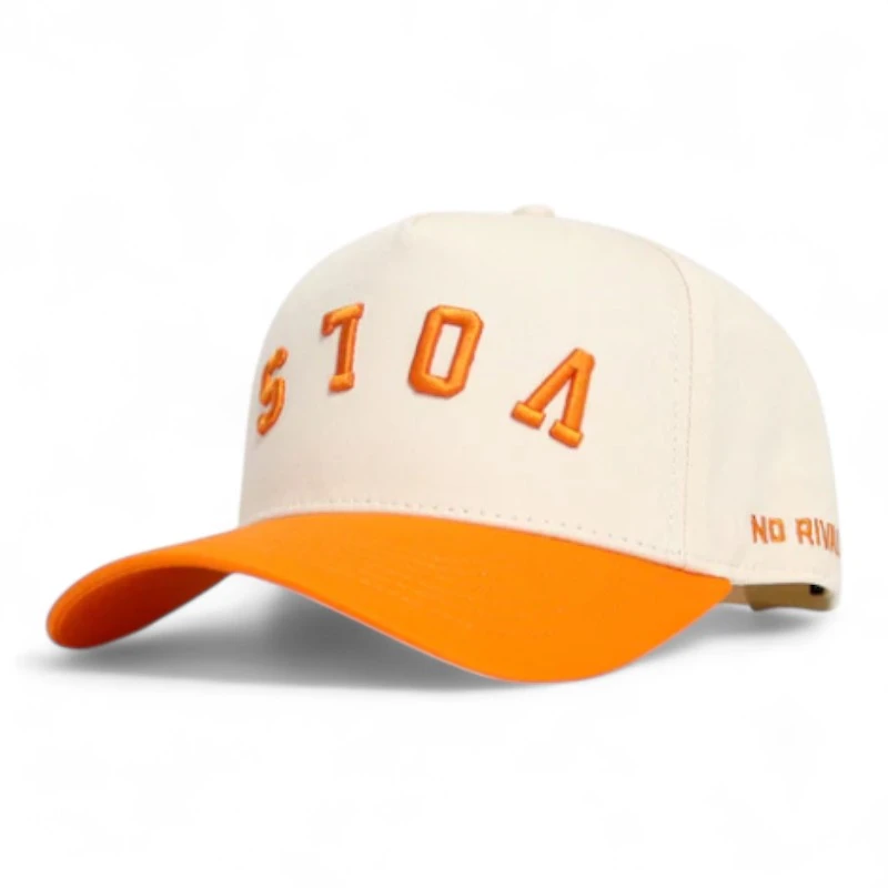 Tennessee Volunteers Cream and Orange No Rivals Upside Down VOLS Snapback Hat