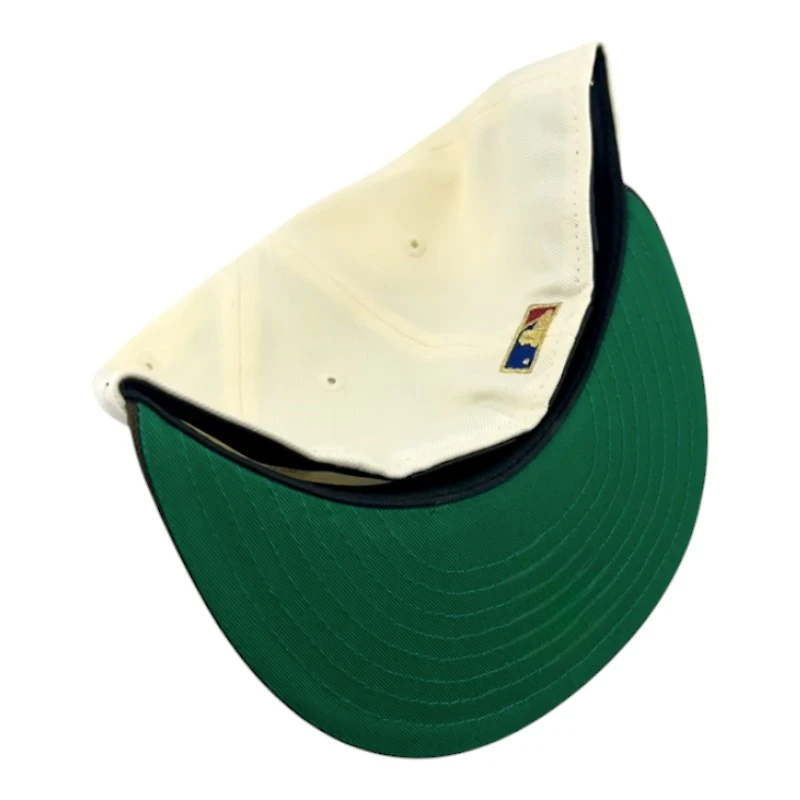 Los Angeles Dodgers Chrome and Brown 50th Anni Patch Green UV New Era 59FIFTY Fitted Hat