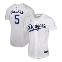 Youth Los Angeles Dodgers Freddie Freeman White Home Jersey