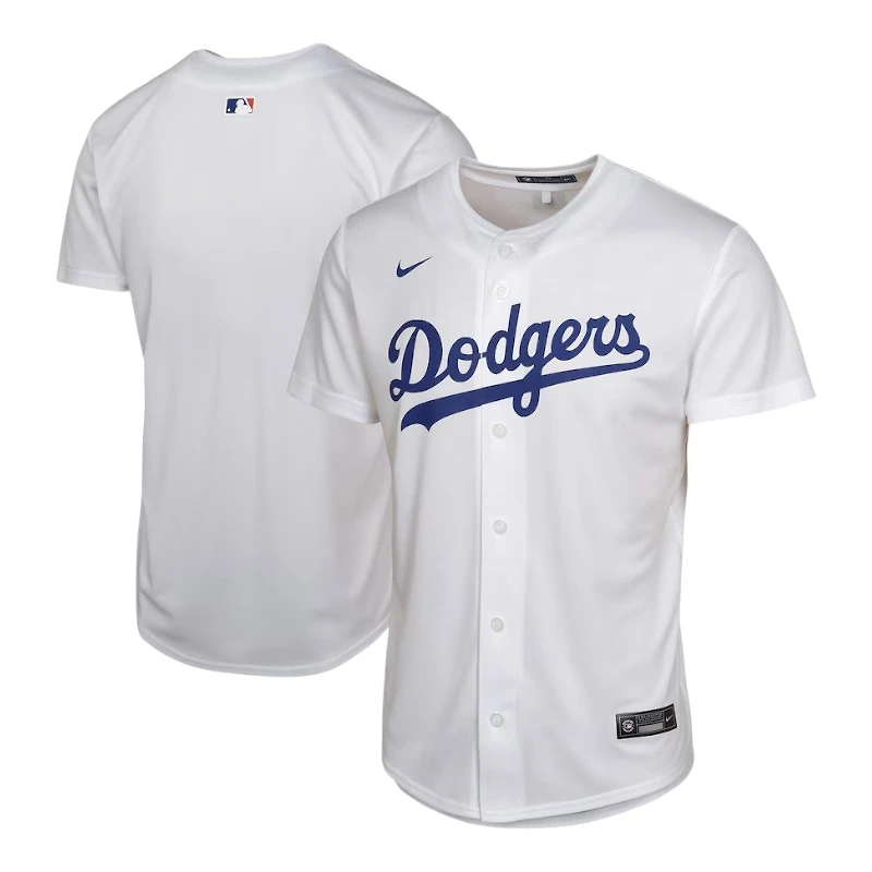 Youth Los Angeles Dodgers Blank Team Nike White Home Jersey