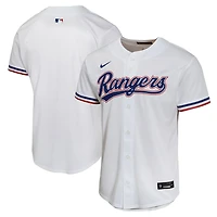 Youth Texas Rangers Blank Team Nike White Home Jersey