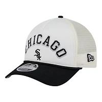 Chicago White Sox White and Black with Rope New Era 9FORTY M-Crown Adjustable Hat