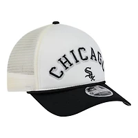 Chicago White Sox White and Black with Rope New Era 9FORTY M-Crown Adjustable Hat