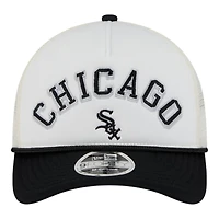 Chicago White Sox White and Black with Rope New Era 9FORTY M-Crown Adjustable Hat