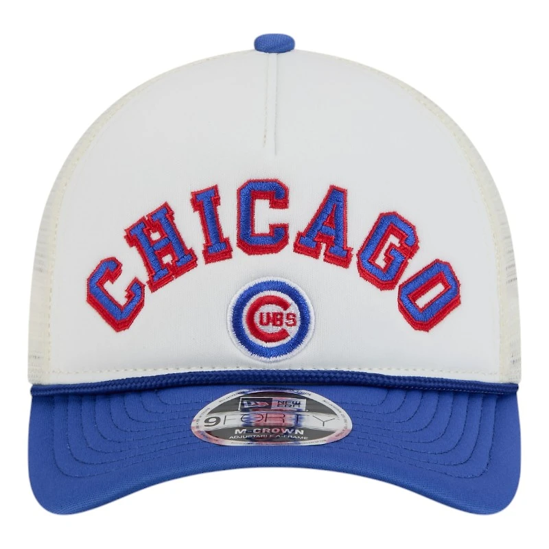 Chicago Cubs White and Blue with Rope New Era 9FORTY M-Crown Adjustable Hat