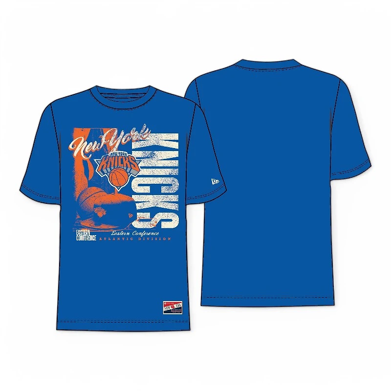 New York Knicks Blue Eastern Conference Atlantic Divison Era T-Shirt
