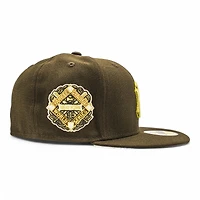 New York Yankees Brown 1939 World Series Patch Grey UV Era 59Fifty Fitted Hat