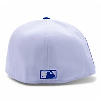 Detroit Tigers White and Royal 1999 All Star Game Patch Grey UV New Era 59Fifty Fitted Hat