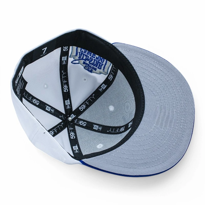 Detroit Tigers White and Royal 1999 All Star Game Patch Grey UV New Era 59Fifty Fitted Hat