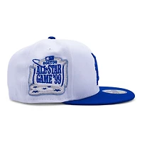 Detroit Tigers White and Royal 1999 All Star Game Patch Grey UV New Era 59Fifty Fitted Hat